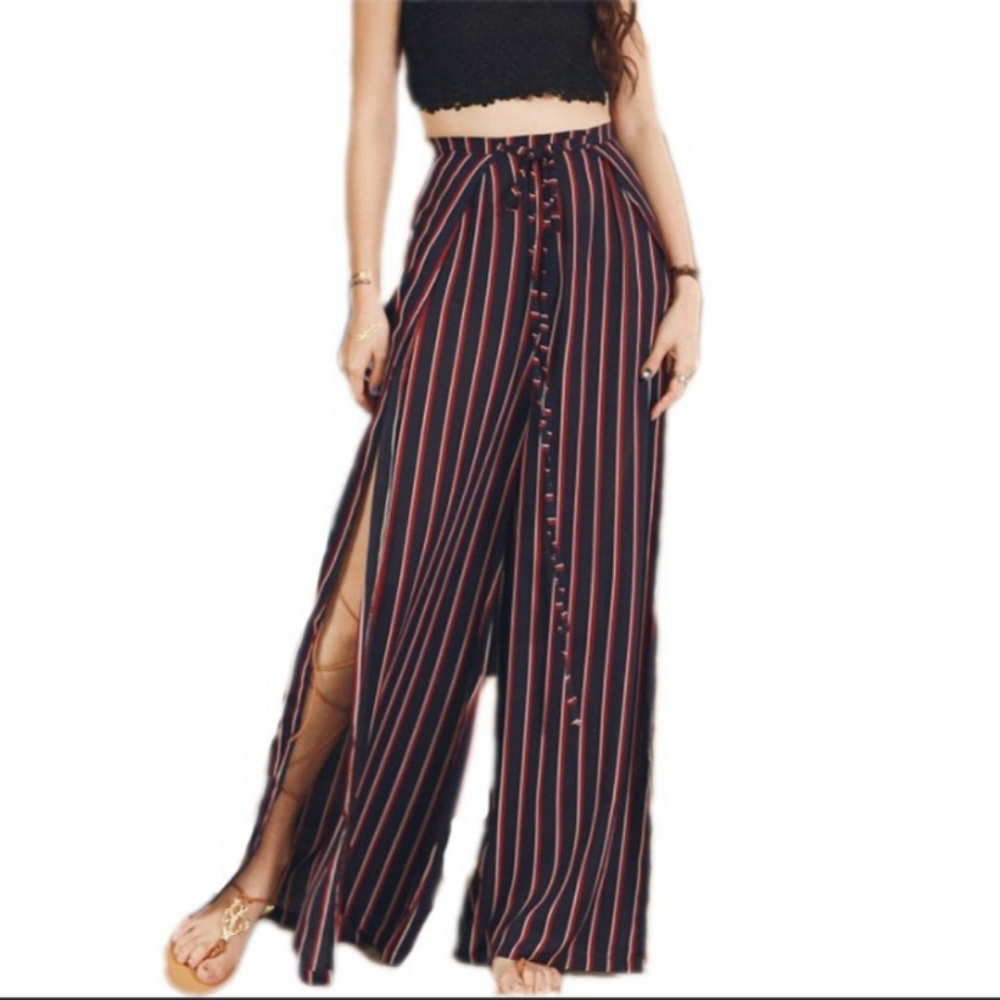 Forever 21 Palazzo Striped Pants